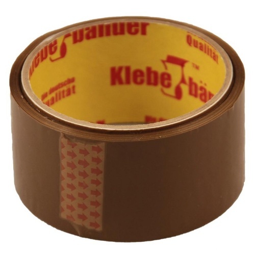 Лента клейкая Klebebander коричневая 40 мк 42000х50 мм