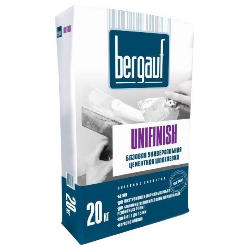 Шпатлевка Bergauf Unifinish 20 кг
